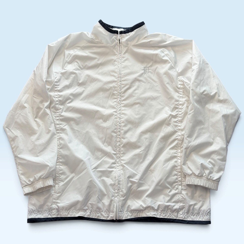Vtg Y2K Nike Court Jacket Mens Large Full Zip Tennis Windbreaker Lined